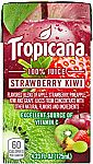 44-Count 4.23 oz Tropicana 100% Juice Box, Orange Juice $8.32, Strawberry Kiwi $8.50
