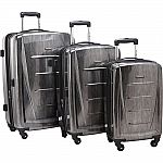 Samsonite Winfield 2 Fashion Hardside 3 Piece Spinner Luggage Set $160