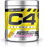 60-Serving Cellucor C4 Original Pre Workout Powder Energy Drink $18.80