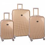 Anne Klein Luggage Manchester 3 Piece Hardside Set Luggage Set $120