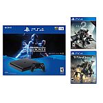 PlayStation 4 Slim 1TB Star Wars Battlefront II Console + Destiny 2+ Titanfall 2 $299.99