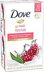 6-Count of 4-oz Dove go fresh Beauty Bar (Pomegranate & Lemon Verbena) $3.33