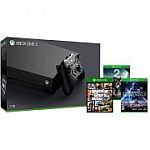 Microsoft Xbox One X 1TB Console + Destiny 2 + Star Wars Battlefront 2 + Grand Theft Auto V $499 : 500GB Minecraft Complete Adventure Bundle $199