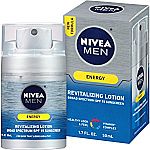 1.7-oz NIVEA Men Energy Lotion Broad Spectrum SPF 15 Sunscreen $2.72 or Less