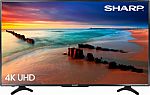 Sharp 50" LED 2160p 4K UHD Roku Smart TV $330 (orig. $500), VIZIO 50" Class 4K (2160P) Smart LED TV $298 (Save $200)