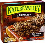 36-Count of 1.49oz Nature Valley Granola Bars (Crunchy, Oats & Dark Chocolate) $9.75