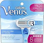 6Ct Gillette Mach3 Men's Disposable Razor $8, 8Ct Venus Women's 3 Blade Razor Refills $16