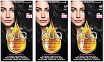 3-Pack Garnier Olia Oil Powered Permanent Hair Color, 1.0 Black $3.49