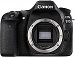 Canon EOS 80D 24.2MP Digital SLR Camera $639