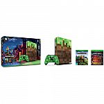 Microsoft Xbox One S Minecraft Limited Edition 1TB Bundle $249