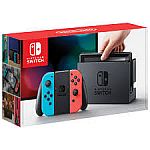 Nintendo Switch with Neon Blue and Neon Red Joy-Con $290