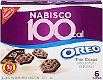 6-pack Nabisco 100 Cal Oreo Thin Crisps Chocolate Snacks $5.70