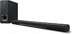 Yamaha 2.1-Channel Soundbar System with 6-1/2" Wireless Subwoofer and 200-Watt Digital Amplifier $250 (Save $50)