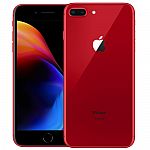 Apple iPhone 8 and 8+ (Red) Special Edition Smartphone (Unlocked) 64GB iPhone 8 $694, 64GB  8+ $794 and More