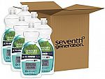 6-Pk of 22-oz Seventh Generation Ultra Power Plus Dish Liquid Soap (Fresh Citrus Scent) $10.37 or Less