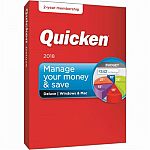 Quicken Deluxe 2018 2-year subscription $40