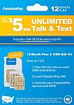 Freedom Pop: Prepaid Plan LTE 3-in-1 SIM Card Kit: 3-Month $18, 12-Month $45 (No Credit Card Req'd)