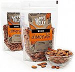 2-Pack 16oz Happy Belly Whole Raw Almonds $8 (Prime Only)