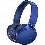 Sony XB950B1 Extra Bass Wireless Headphones $80 