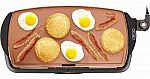 Bella 10.5" x 20" Ceramic Copper Titanium Electric Griddle $15
