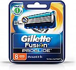 8-Count Gillette Fusion Proglide Refill Razor Blade Cartridges $22