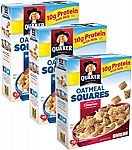 3-count Quaker Oatmeal Squares Breakfast Cereal Variety Pack $5.42