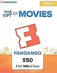 $50 Fandango Gift Card $40