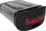 SanDisk Ultra Fit 64GB USB 3.0 Flash Drive $16