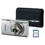 Canon ELPH180 Point & Shoot Camera Bundle with 8x Optical Zoom $99