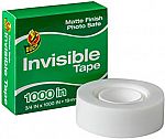 10-Rolls of Duck Brand Matte Finish 3/4" x 1000" Invisible Tape $6.12 (Org $20 )