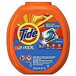 81-Count Tide Pods HE Laundry Detergent Pacs (Various Scents) $15