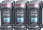 6-Pk of 2.7-oz Dove Men+Care Antiperspirant Clean Comfort $9 or Less