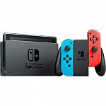 Nintendo Switch with Neon Blue and Neon Red Joy-Con $252 and more