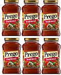6-Pack of Prego Traditional Italian Sauce (24-oz jars) $7.50