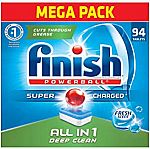 94ct Finish All in 1 Dishwasher Detergent Powerball Dishwashing Tablets - Dish Tabs $10.69
