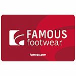 $50 Famous Footwear Gift Card $40