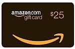 $25 Amazon Gift Card + $5 Credit $25 (Prime Deal)