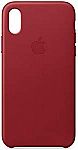 Apple iPhone X Leather Case - (PRODUCT) RED $28.70 (41% Off)
