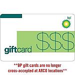 $100 BP, Speedway, Gas Physical Gift Card $94