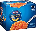 18-Pk 7.25-oz Kraft Macaroni & Cheese Dinner (Original) $9.15 or Less