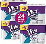24-Count Viva Vantage Choose-A-Sheet Paper Towels, White, Big Plus Roll $21 or Less