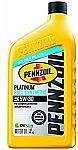 5 Count of 1-Quart Pennzoil 5W-30 Platinum Full Synthetic Motor Oil $9.75 After $10 Rebate