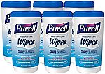 6-Pack Purell Hand Sanitizing Wipes, 40 Count Canisters $10.93