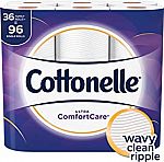 36-Ct Family Rolls+ Cottonelle Ultra ComfortCare Toilet Paper $18.79 or Less