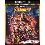 Avengers: Infinity War (Cinematic Universe Edition) (4K Ultra HD + Blu-ray + Digital Code) $25