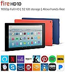 Fire HD 10 Tablet 32GB with Alexa Hands-Free $100 (or less with Amex reward offers)