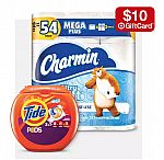 24-Count Charmin Ultra Mega Plus Toilet Paper Rolls $28.47 + Get $10 Target Gift Card & More