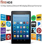 Fire HD 8 Tablet with Alexa 16GB $50 (or less with Amex reward offers)