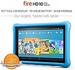 Amazon Fire HD 10 Kids Edition Tablet (FHD, 32GB) $160