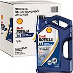 3-Pack of 1-Gallon Shell Rotella T6 Full Synthetic Heavy Duty Engine Oil (5W-40) $25.69 (After Rebate)